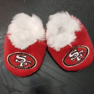 SF 49er Baby Slippers